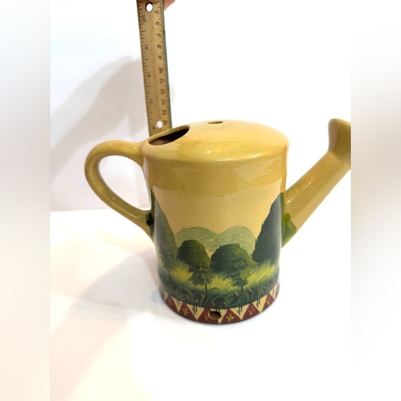 Vintage Primitive Country Decorative Ceramic Sheep Watering Can - Picture 6 of 11